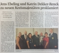 Artikel über den Kreiskönigsball 2019